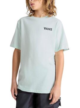 Maglietta Vans Headwaves turchese per bambino