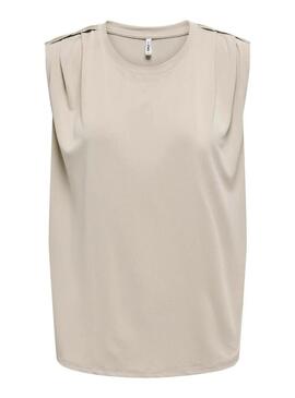 Maglietta Only Free Modal grigia per donna