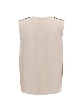 Maglietta Only Free Modal grigia per donna