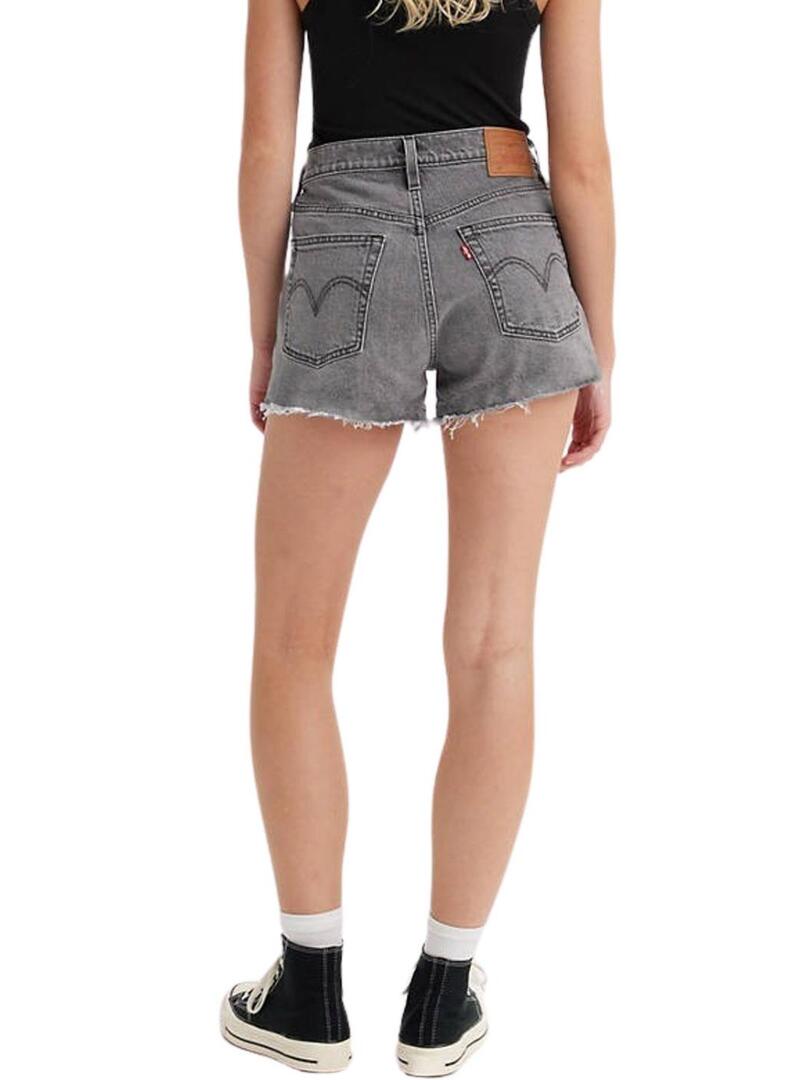 Pantaloncini Levis 501 Original grigi per donna
