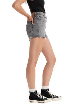 Pantaloncini Levis 501 Original grigi per donna