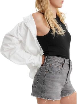 Pantaloncini Levis 501 Original grigi per donna