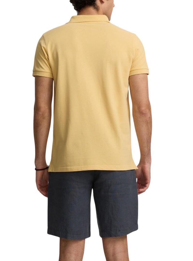 Polo Silbon Classico giallo per uomo