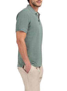 Polo El Ganso Dyed verde per uomo