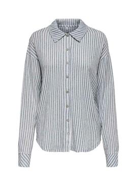 Camicia Only Lottie blu da donna.