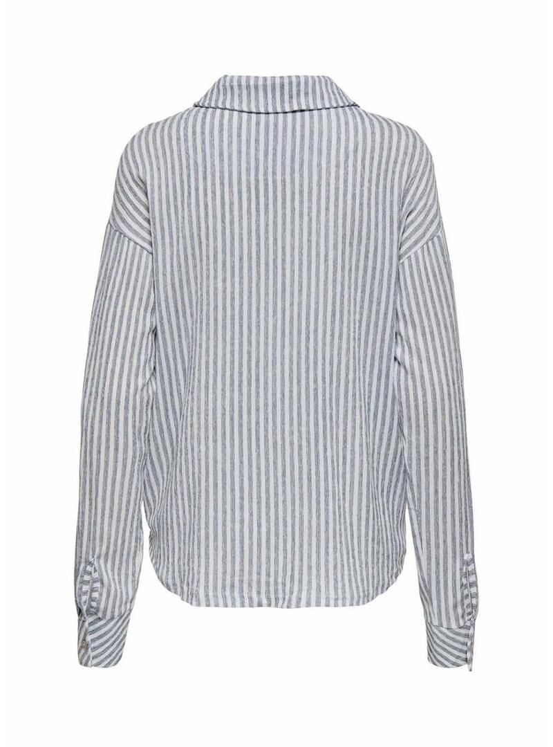 Camicia Only Lottie blu da donna.