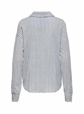 Camicia Only Lottie blu da donna.