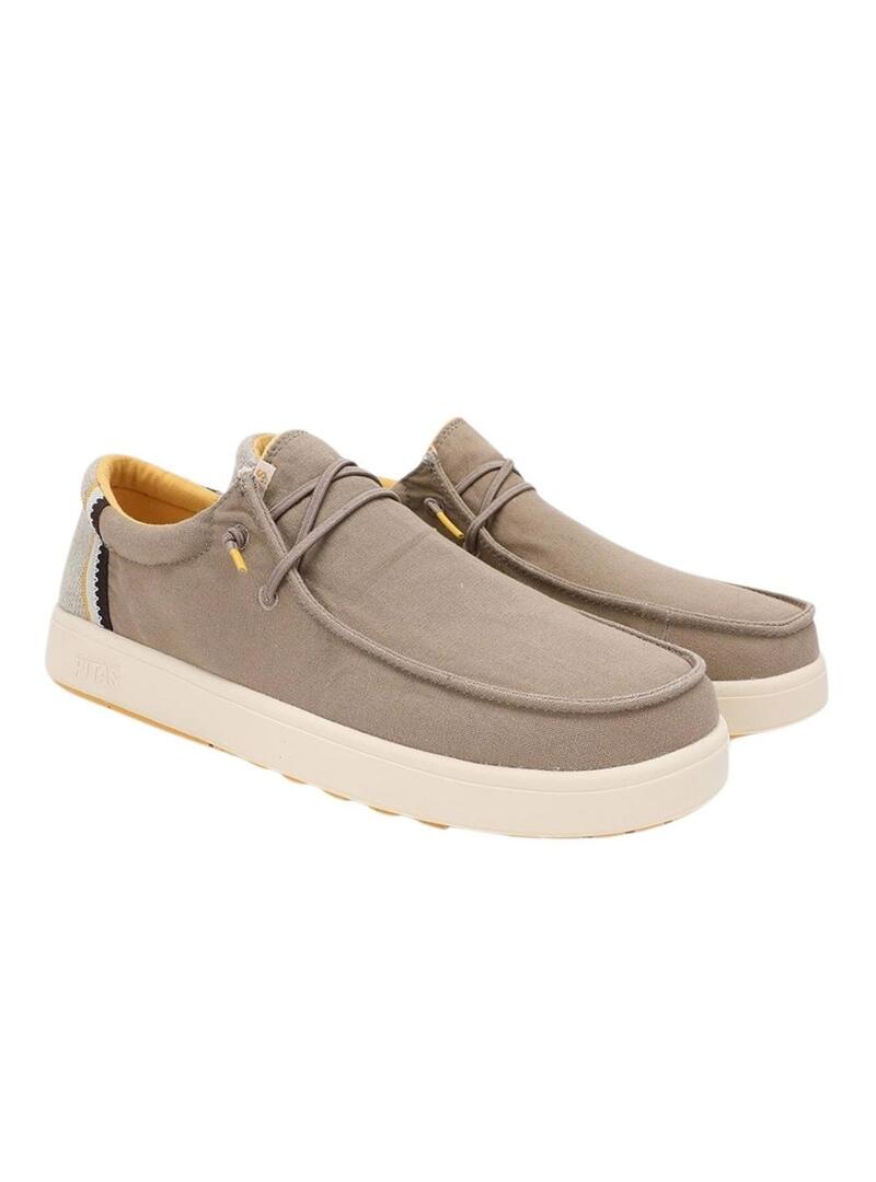 Scarpe Walkin Pitas Canna taupe per uomo