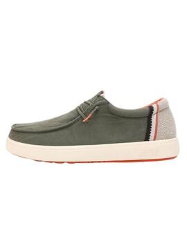 Scarpe da passeggio Walkin Pitas in canna verde per uomo