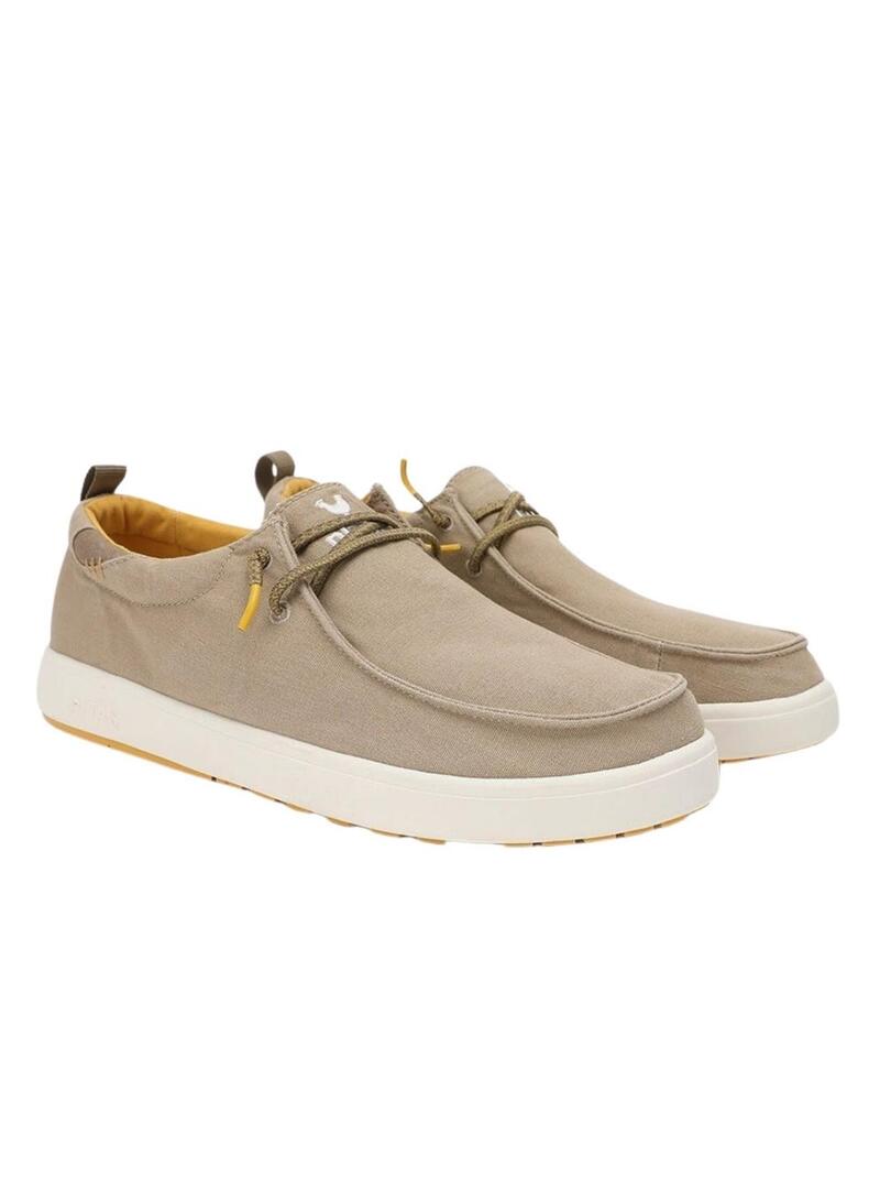 Scarpe Walkin Pitas Wallabi Biarritz beoge per uomo