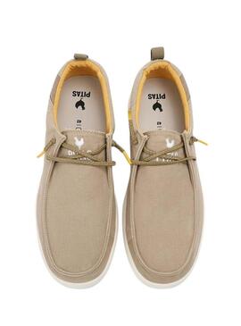 Scarpe Walkin Pitas Wallabi Biarritz beoge per uomo