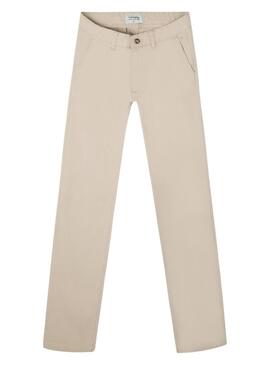 Pantaloni cinesi Silbon Sport beige per uomo