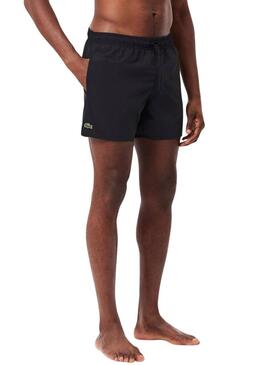 Costume da bagno Lacoste Basic nero per uomo