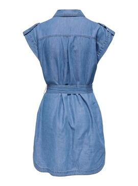 Abito Only Bea Franco blu per donna.