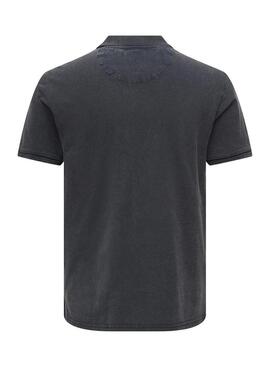 Polo Only and Sons Travis blu scuro per uomo
