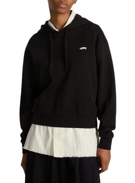 Felpa Vans Salton nera per donna.