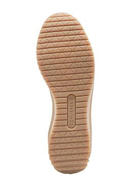 Scarpe Converse Run Star Trainer in camoscio color cammello per donna.