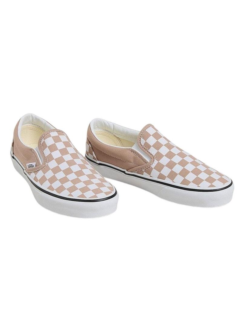  Classic Slip-On COLOR THEORY CHECKERBOARD Warm Tau