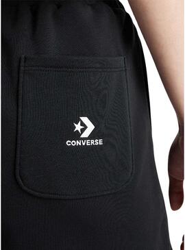 Shorts Converse Star Chevron nero per donna.