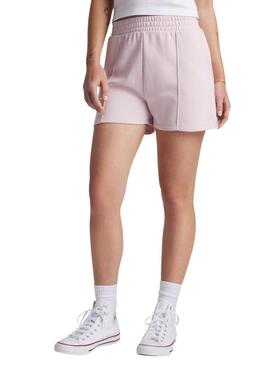 Shorts Converse Star Chevron rosa per donna