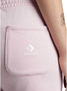 Shorts Converse Star Chevron rosa per donna