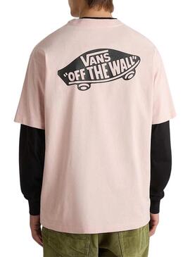 Maglietta Vans Style 76 rosa per uomo