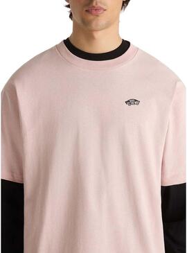 Maglietta Vans Style 76 rosa per uomo