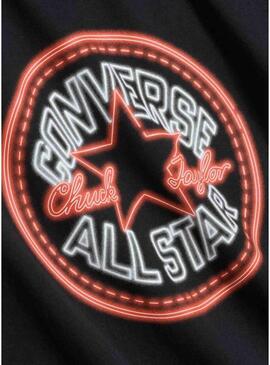 Maglietta Converse Neon Sig nera per uomo