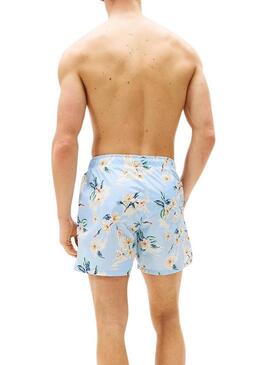 Costume da bagno Tommy Hilfiger con coulisse stampata floreale per uomo