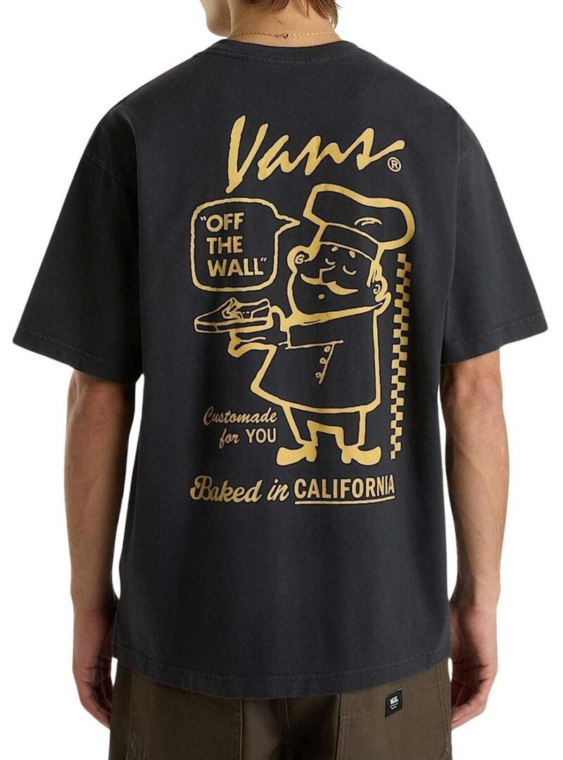 Maglietta Vans Baked nera per uomo