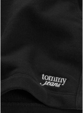 Shorts Tommy Jeans Script neri per donna.