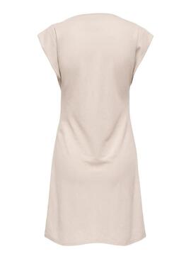 Abito Only Jany beige per donna
