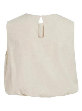 Top Vila Etni beige per donna