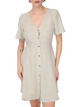 Abito Only Vita beige per donna