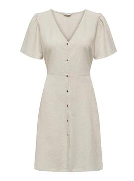 Abito Only Vita beige per donna