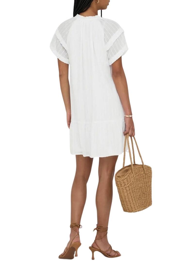 Abito Only bianco Nalla per donna