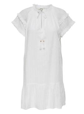 Abito Only bianco Nalla per donna
