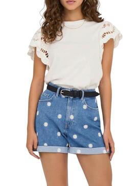 Maglietta Only Macy bianca per donna