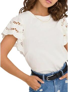 Maglietta Only Macy bianca per donna