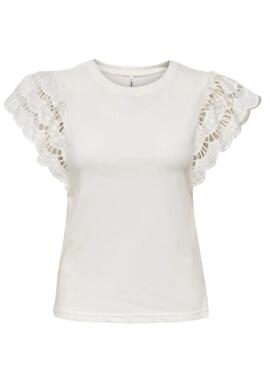 Maglietta Only Macy bianca per donna
