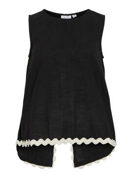Top Vila Manda nero per donna