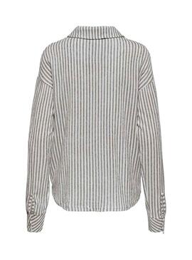 Camicia Only Lottie color tostato per donna