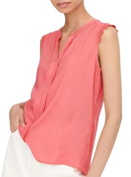 Blusa Only Kimmi Coral per donna