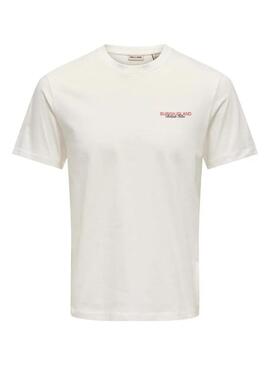 Maglietta Only and Sons Magnus Burgh Island per uomo
