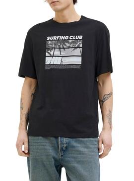 Maglietta Jack and Jones Porto nera per uomo