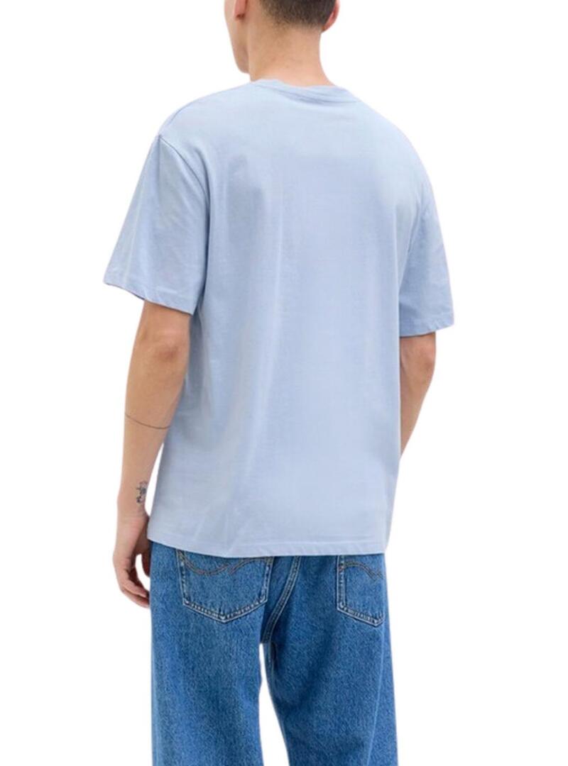 Maglietta Jack and Jones Porto blu per uomo