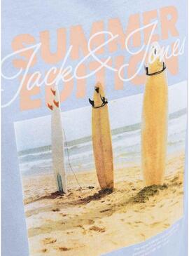 Maglietta Jack and Jones Porto blu per uomo
