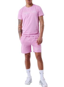  Bermudas Project X Paris Pantaloni da jogging rosa per uomo.