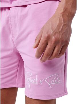  Bermudas Project X Paris Pantaloni da jogging rosa per uomo.