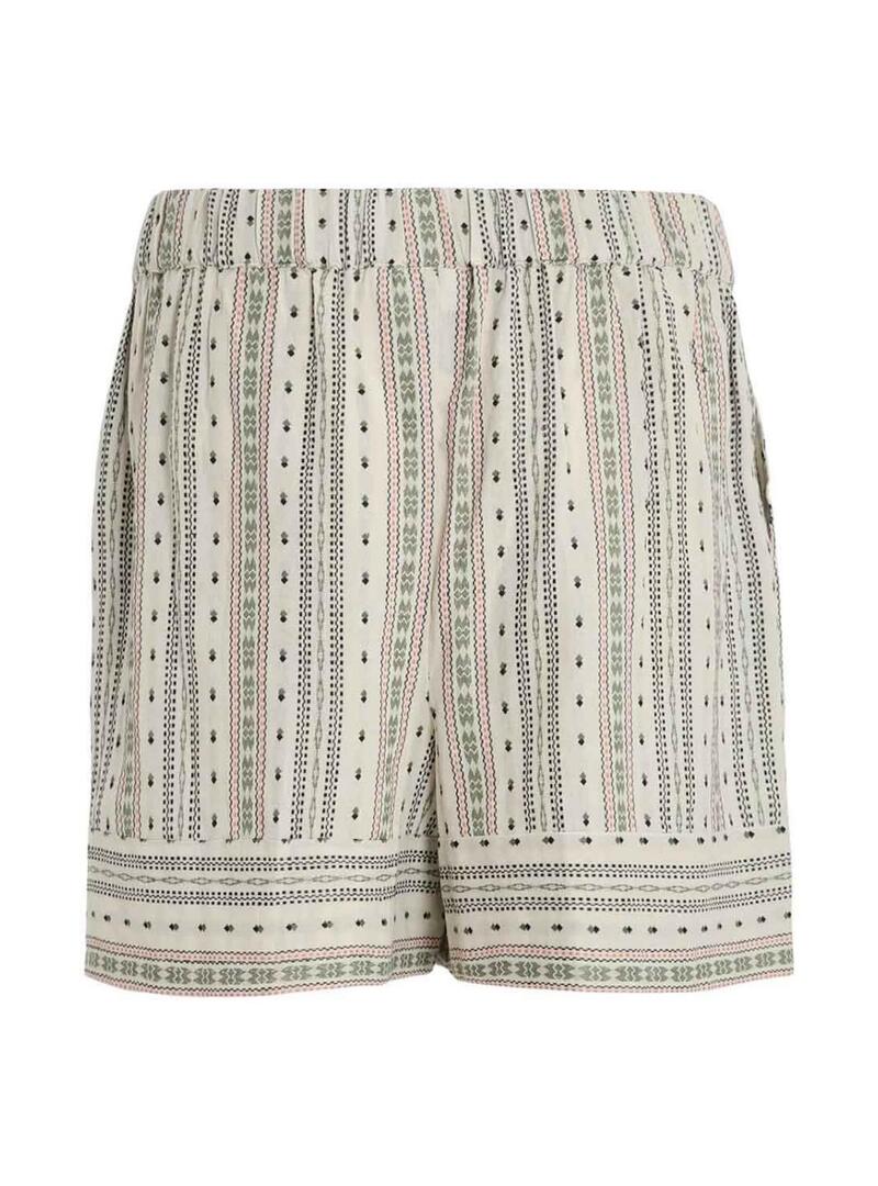 Bermuda Vila Senso beige per donna.